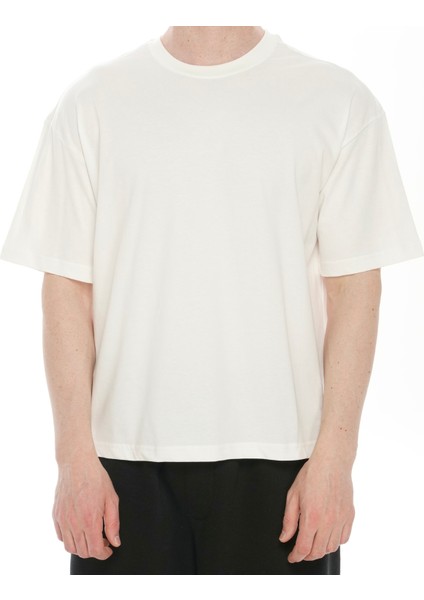 %100 Pamuk Bisiklet Yaka Boxy Fit Erkek Kısa Kollu T-Shirt modelleri