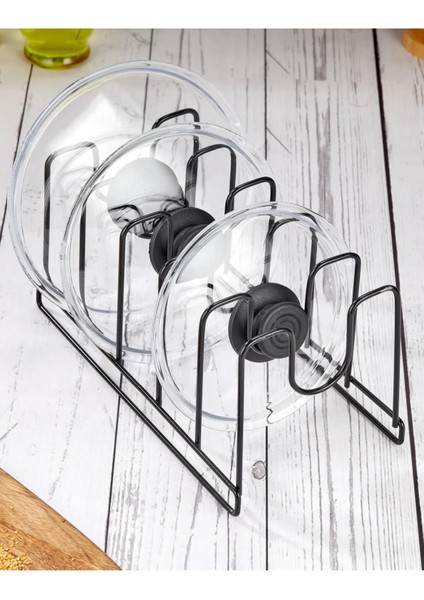 Tencere Kapağı Organizeri - 5 Bölmeli Tencere Kapak Rafı modelleri