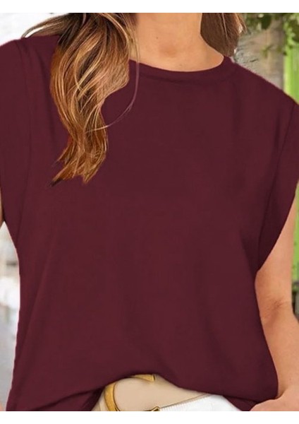 Kadın Kısa Kollu Bisiklet Yaka Viskon Bluz fiyatları