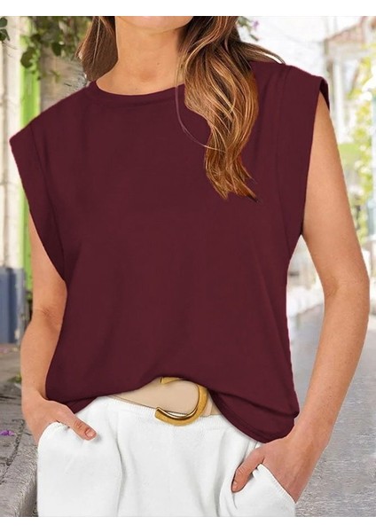 Kadın Kısa Kollu Bisiklet Yaka Viskon Bluz modelleri