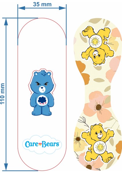 Magnetli (Mıknatıslı) Kitap Ayracı Care Bears Serisi 2li Set indirimleri