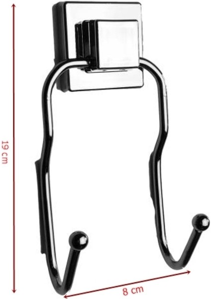 601 Kare Yapışkanlı 2 Li Askı Krom fırsatları