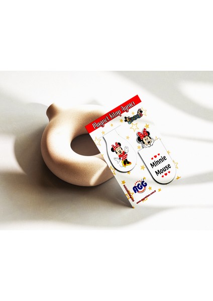 Magnetli (Mıknatıslı) Kitap Ayracı Minnie Mouse 2li Set