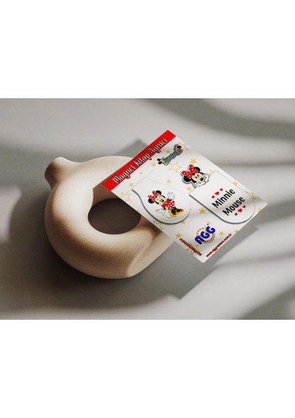 Magnetli (Mıknatıslı) Kitap Ayracı Minnie Mouse 2li Set