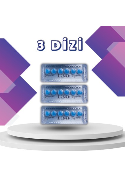Vega Cobra1 130 Mg 6 x 3 Dizi(18 Adet) Sertleştirici1 GECIKTIRICI130 Tablet Orjinal K*BRÂ130 Mg Kuvvet Güç Performans