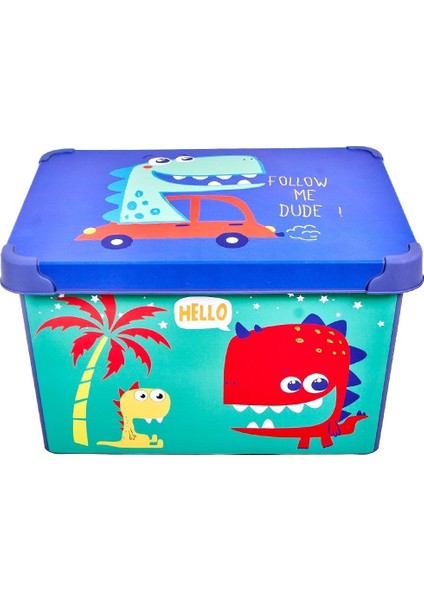 Style Box Dude Dekoratif Oyuncak Kutu Seti - 3x 17LITRE