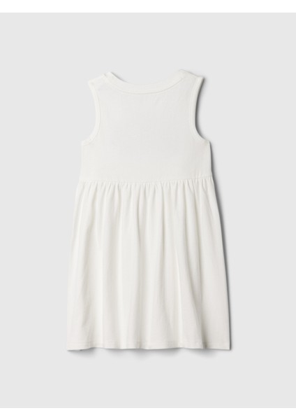 Kız Bebek Kırık Beyaz Gap Logo Elbise fiyatları