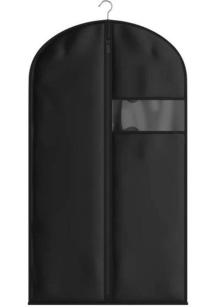 Şeffaf Pencereli Takım Elbise Kılıfı 60x100cm, Hafif ve Kaliteli Nonwoven Materyal