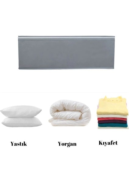 6'lı antrasit çekyat ve baza tipi yastık yorgan saklama kutusu, 65x44, gri fiyatları