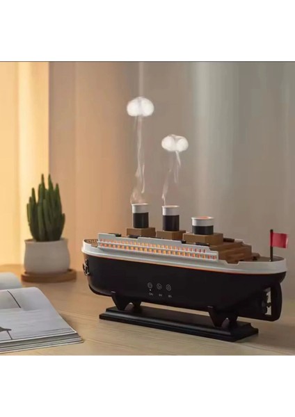 Titanic/vapur/gemi Aromaterapi Hava Nemlendirici Kuruluğu Önlemek Için Verimli Gemi Dizaynlı Difüzör