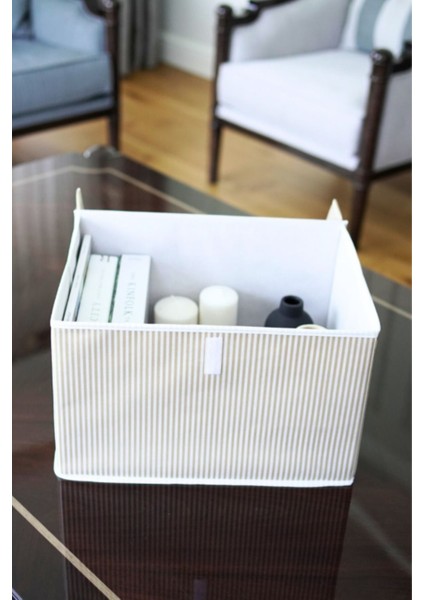 Gri kutu ve hurç, düzenleyici, dayanıklı, fonksiyonel, 40x30x26cm, 2 adet fiyatları