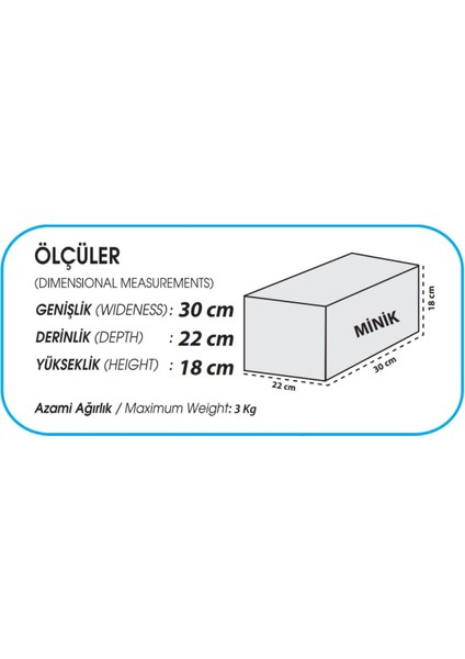 Çok Renkli 3 Adet Çorap Hurcu, 30x22x18 cm, Tela Malzeme modelleri