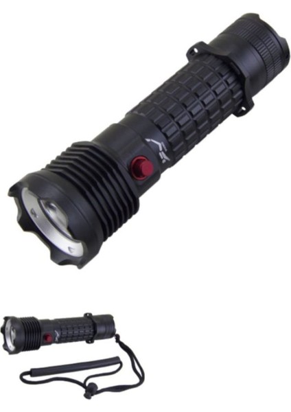 Su Altı Feneri PT-4980, Güçlü, Dayanıklı, Su Geçirmez, Profesyonel Işık Bej