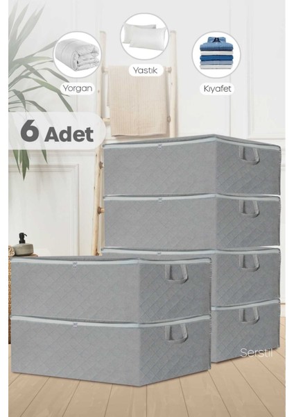 6'lı baza altı, çekyat altı ve büyük boy hurç, 65x45x22, gri renk indirimleri