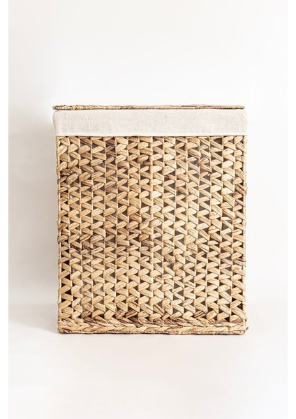 Şık ve hafif su sümbülü sepeti, doğal tasarım, 44x34x54 cm, bej renk, 50-99 L hacim fiyatları