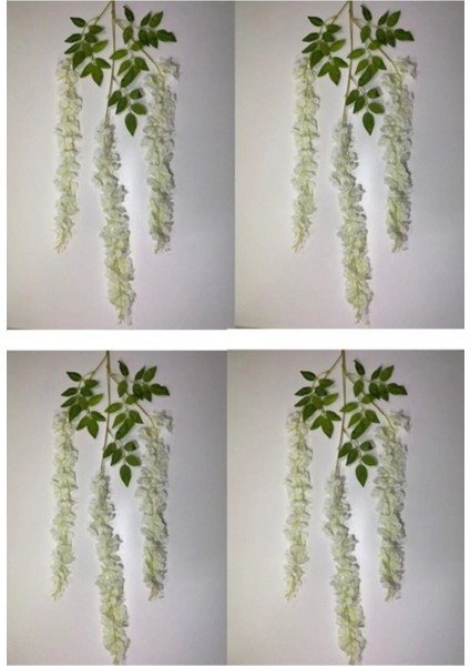 Beyaz Sarkan Akasya Çiçekleri, Nişan ve Düğün Dekorasyonu İçin, 126-150 cm, Sarmaşık
