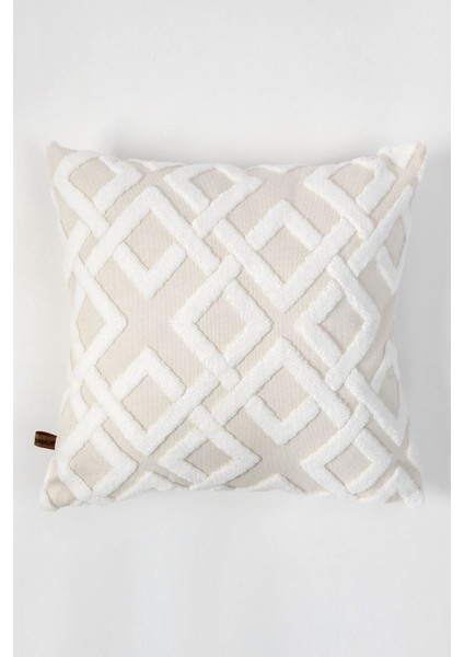 Bohem Tasarımlı Ekru Pamuklu Kırlent Kılıfı, Dekoratif ve Şık Huzur Verici Tarz fiyatları