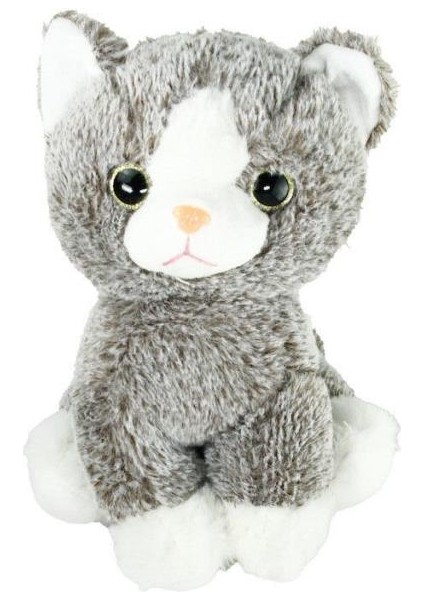 Nessiworld PB31184-22 Peluş Oturan Kedi 23 cm -Vardem