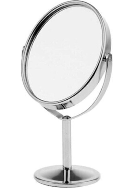 Beyaz Yuvarlak Çift Taraflı Mini Masa Aynası, Dekoratif ve Şık Makyaj Aynası fiyatları