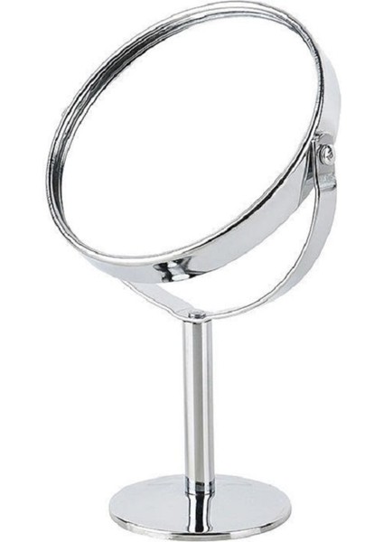 Beyaz Yuvarlak Çift Taraflı Mini Masa Aynası, Dekoratif ve Şık Makyaj Aynası modelleri