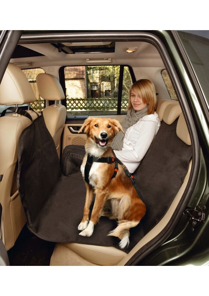 Köpek Arka Koltuk Örtüsü, Su Geçirmez, Siyah, 160X129CM Drstr