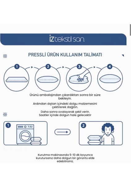 Yumuşak Silikon Dolgulu Dikdörtgen İç Yastık 30x50 cm, Pamuklu, Beyaz, Konfor ve Şıklık indirimleri