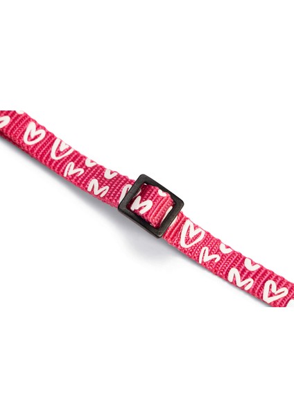 Kedi Boyun Tasması, Zilli, Pembe, 20-30CM Drstr