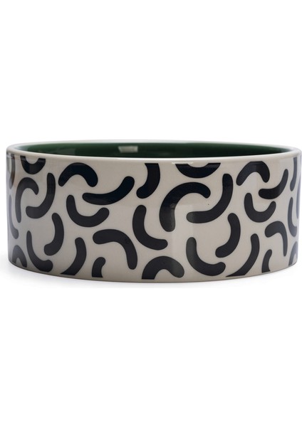 Köpek Mama Su Kabı, Seramik, Yeşil Beyaz, 16CM, 800ML Drstr modelleri