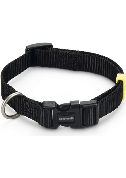 Köpek Boyun Tasması, Siyah, 26-40CM, 15MM Drstr