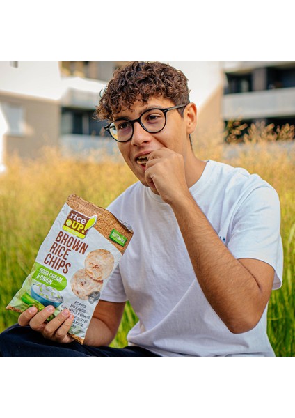 3 Adet Glutensiz Sour Cream And Onion, Brown Rice Chips 60G