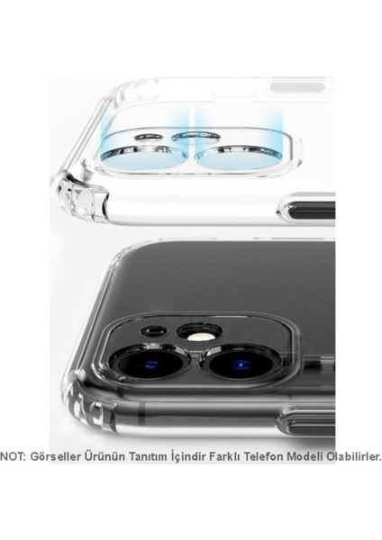 Samsung Galaxy S10 SM-G973F Uyumlu Kapak Kamera Korumalı Şarj Tıpalı Şeffaf Silikon Kılıf
