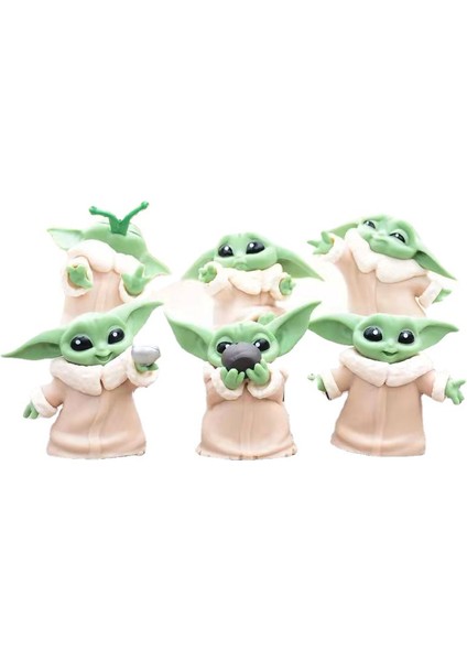 Baby Yoda Grogu The Mandalorian 6'lı Set Yıldız Savaşları Vip Serisi Özel Takım fiyatları
