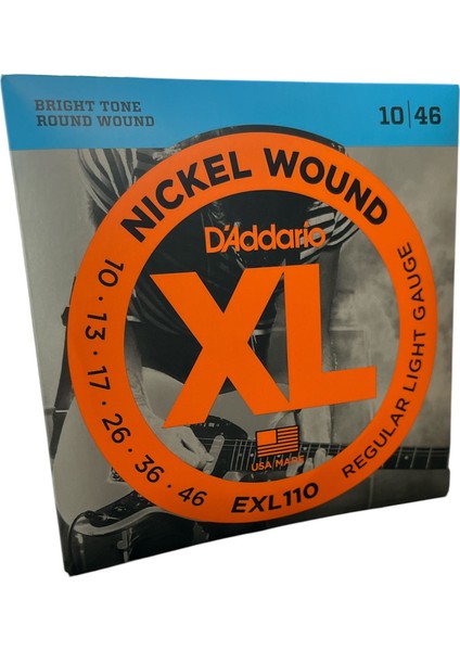 EXL110 Daddairo Elektro Gitar Teli Orjinal