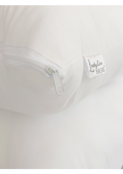 4'lü Pamuklu Kırlent Iç Astarı ve Yastık Kılıfı, Beyaz, Çok Amaçlı, Rahat ve Şık fiyatları