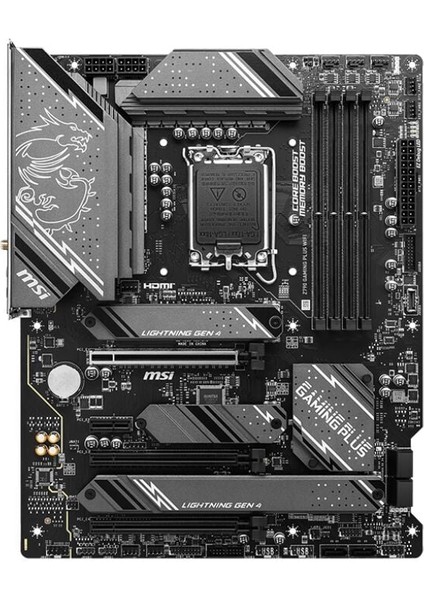 Msı Z790 Gamıng Plus Wıfı 7200MHZ(OC) Ddr5 M.2 Dp HDMI 1700P