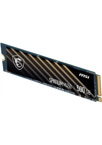 500GB Msı Spatıum M450 Nvme M.2 SSD 3600/2300MB/S