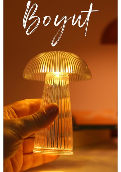 Yapay LED mum, kristal tasarım, pil dahil, şeffaf dekoratif aydınlatma, turuncu renk