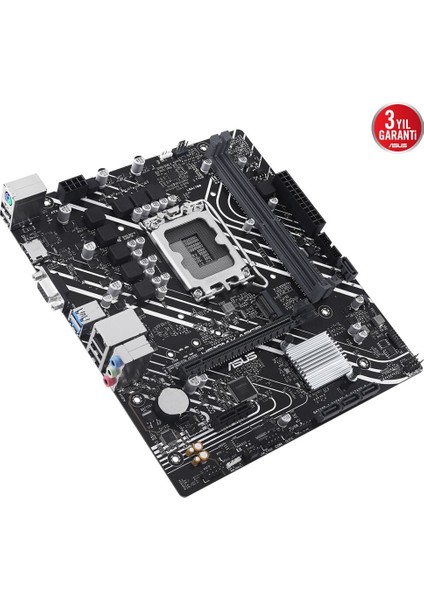 Prıme H610M-K Argb Ddr5 5600MHZ M.2 HDMI VGA Matx 1700P