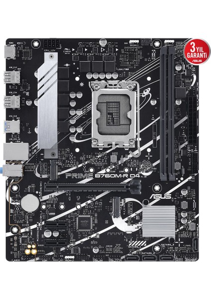 Prıme B760M-R D4 Intel B760 Soket 1700 Ddr4