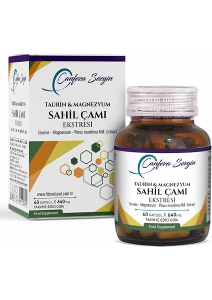 Sahil Çamı Ekstresi Taurin Magnezyum 60 Kapsül