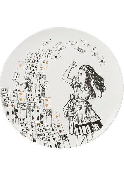 x V&a Alice In Wonderland Porselen Fine China 21CM Pasta Tabak Seti 4lü fiyatları
