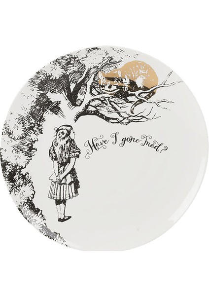 x V&a Alice In Wonderland Porselen Fine China 21CM Pasta Tabak Seti 4lü modelleri