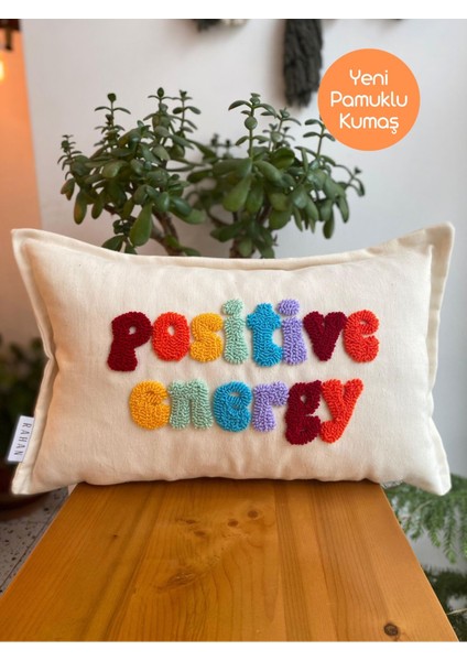 Renkli Pamuk Kırlent Kılıfı 30x50cm, Şık ve Rahat Dekorasyon Parçası