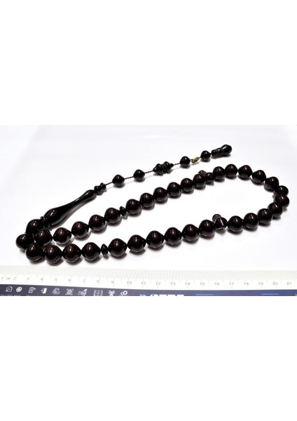 Sıkma Kehribar Tesbih Istanbul Kesim 14*15 mm (KHR-13027)