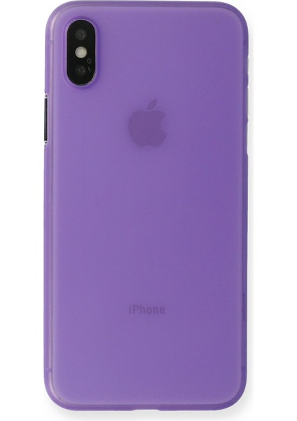 Iphone Xs Max Kılıf Pp Ultra Ince Kapak - Mor Drstr