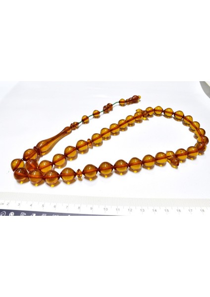Ateş Kehribar Tesbih Istanbul Kesim 13*15 mm (KHR-13028) fırsatları