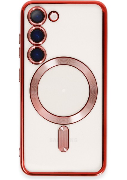 Samsung Galaxy S23 Kılıf Kross Magneticsafe Kapak - Kırmızı Drstr