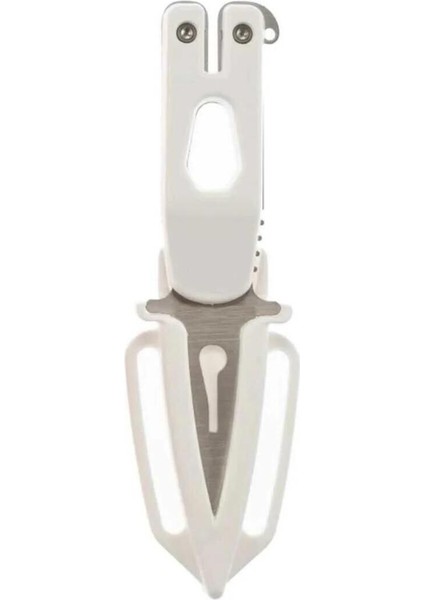 Paslanmaz Sualtı Dalış Bıçağı, dayanıklı ve şık beyaz tasarım