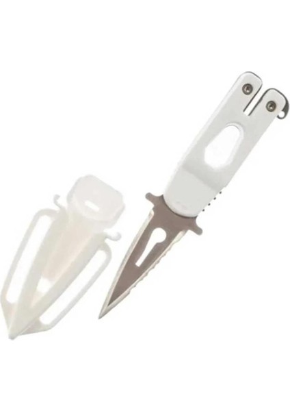 Paslanmaz Sualtı Dalış Bıçağı, dayanıklı ve şık beyaz tasarım fiyatları