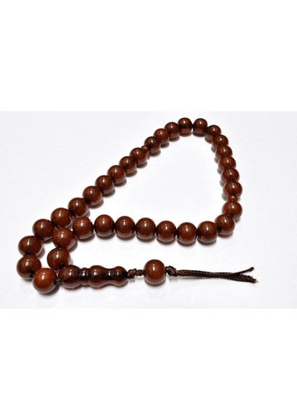 Sıkma Kehribar Tesbih Basık Küre Kesim 12*13 mm (KHR-13033)
